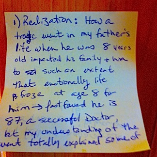 Post it Epiphany - Understanding of Father