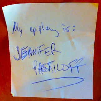 Post-it Epiphany - Jennifer Pastiloff